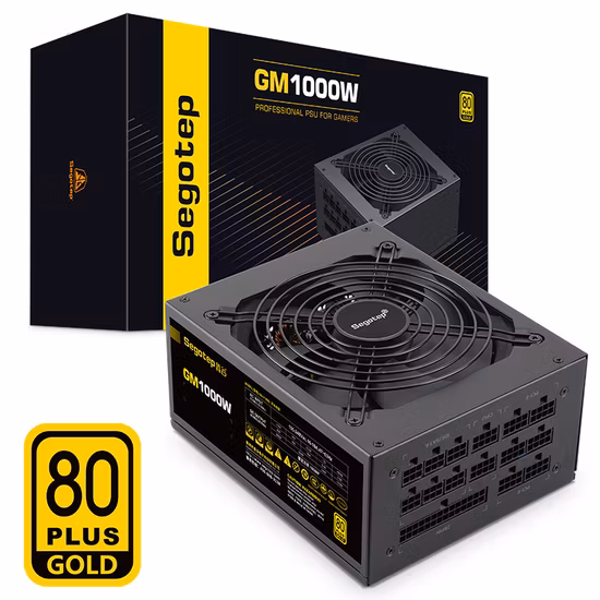 Segotep-Double Layer PCB Print Circuit Board-1000W Modular 80 Plus Gold Gaming Computer Power Supply