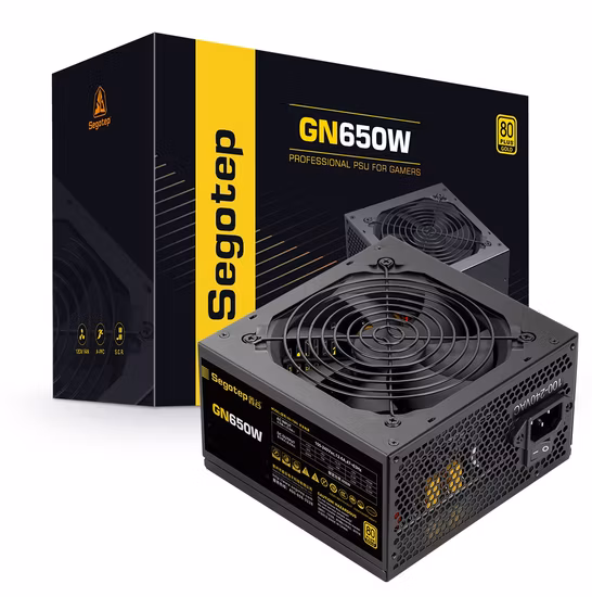 7월 Segotep 독일 피지 수출 650W 750W ATX12V 80 Plus Gold 인증 비모듈형 액티브 PFC 컴퓨터 전원 공급 장치